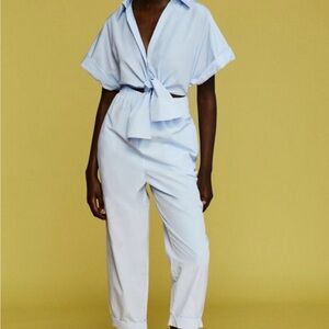 Light Blue ZARA Jumpsuit
